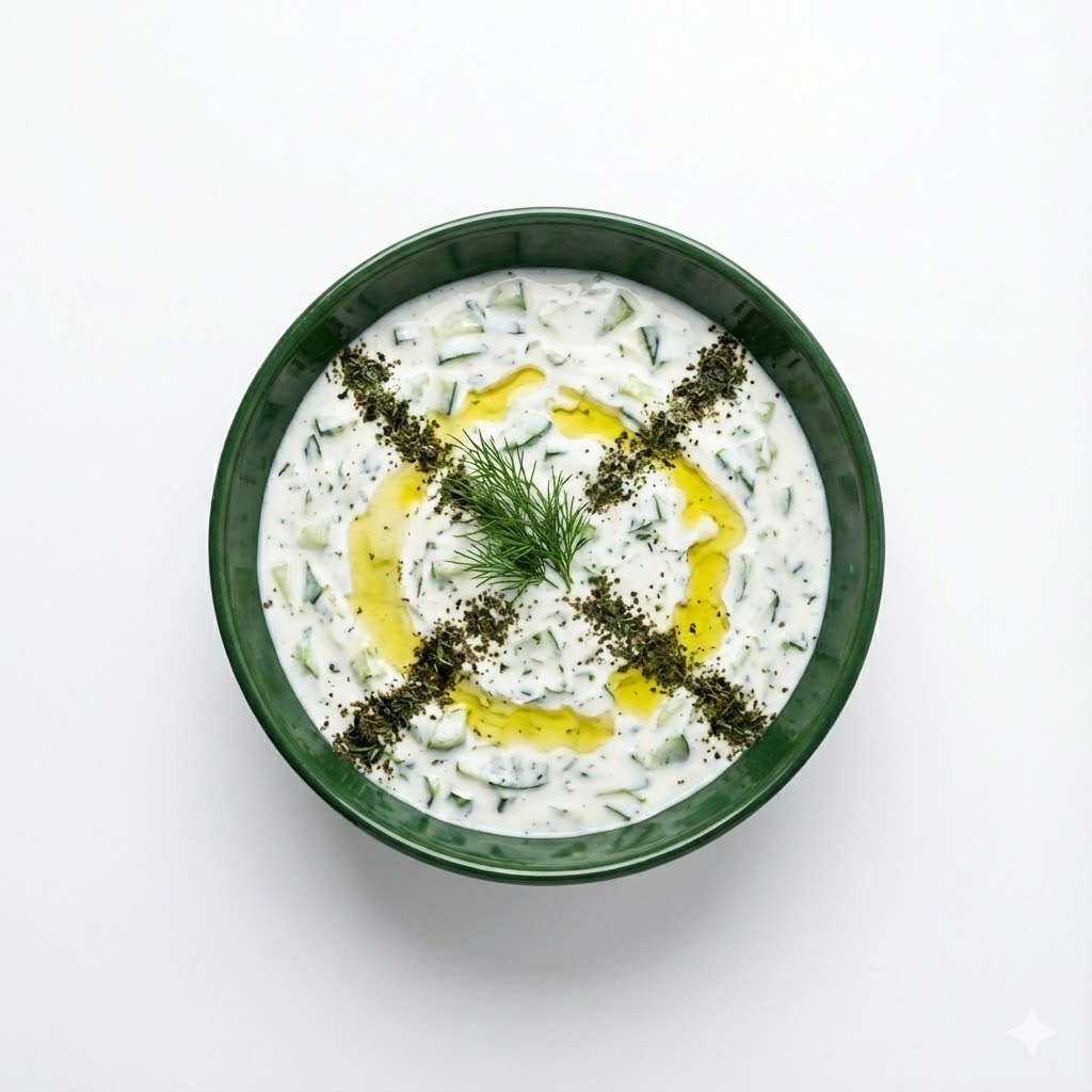 Iraqi Cucumber and Yogurt Salad
